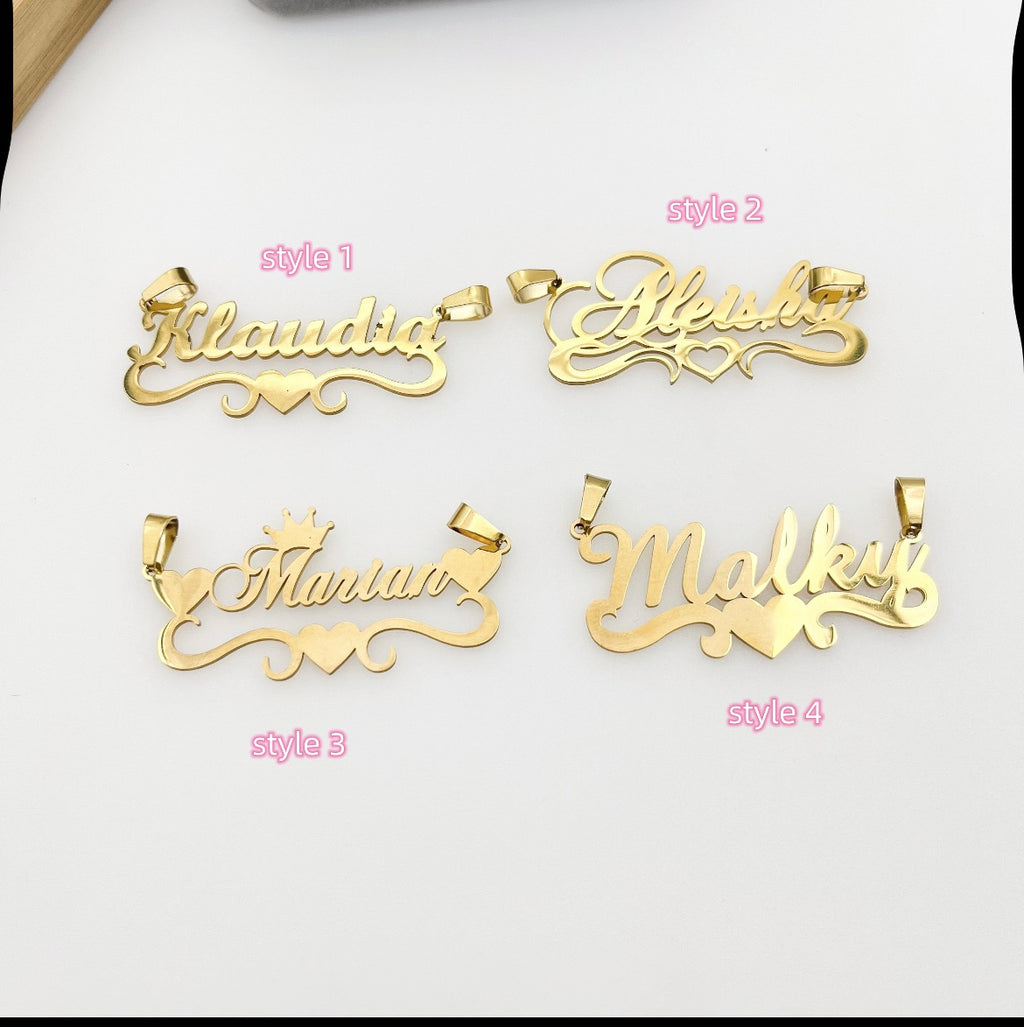 Custom Cuban Name Necklace